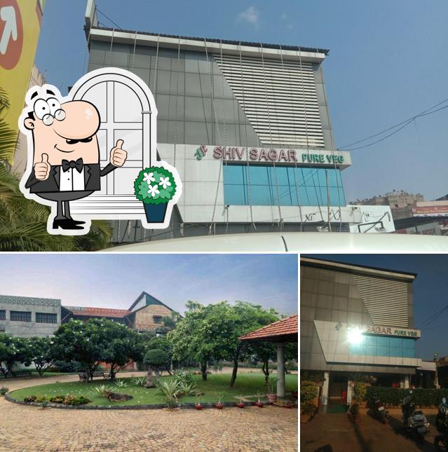 Check out how Hotel Shiv Sagar. Pure Veg. looks outside