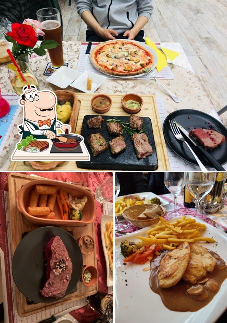 Prenditi i un pasto a base di carne a Pizzeria 3 Sapins