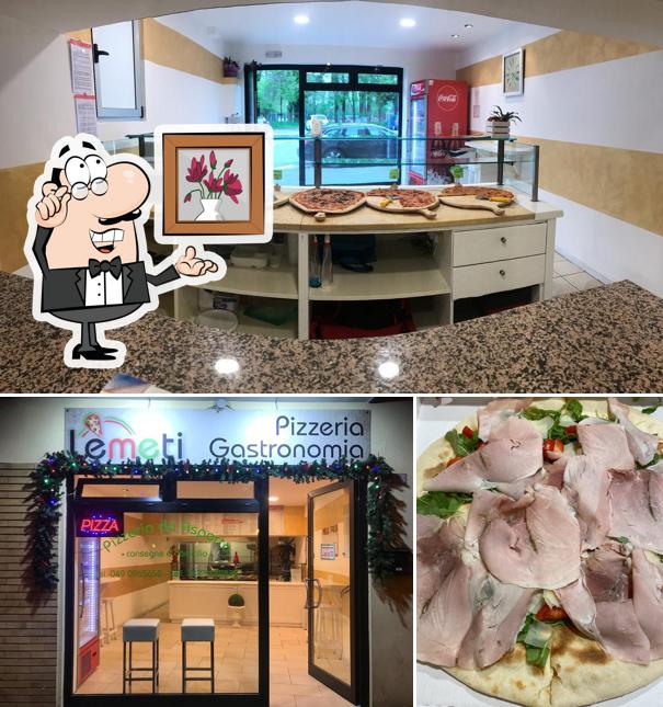 La foto della interni e cibo di Pizzeria lemeti
