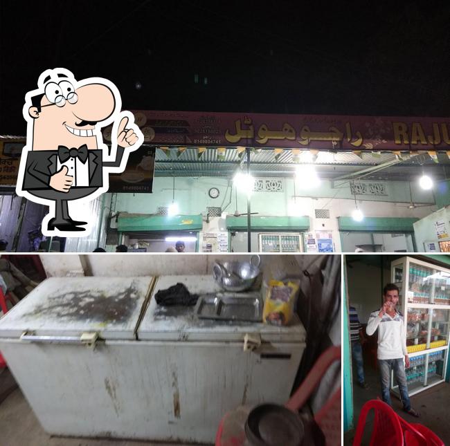 Look at the picture of Raju Hotel