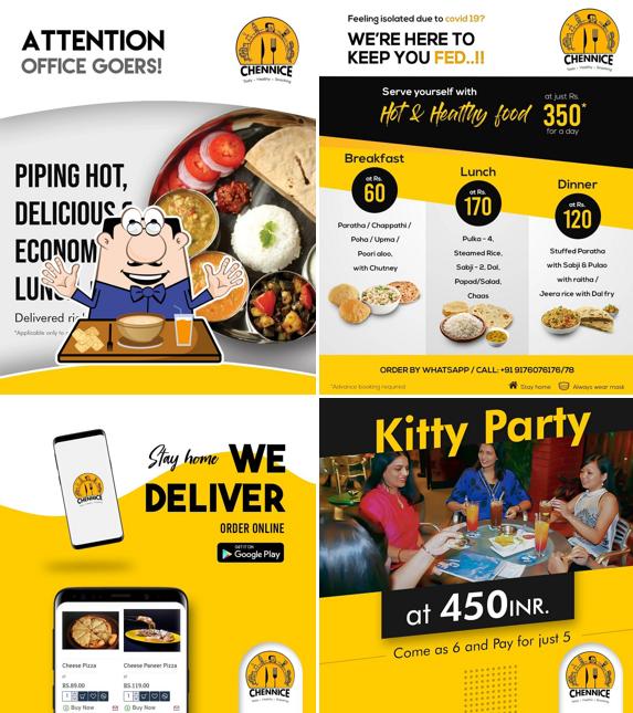 The picture of food and interior at Chennice Food Concepts