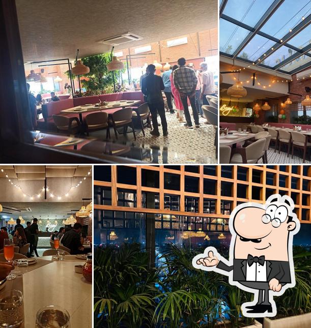 Take a seat at one of the tables at Basyl