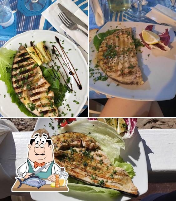 Salmone grigliato al Ristorante La Baia del Sol