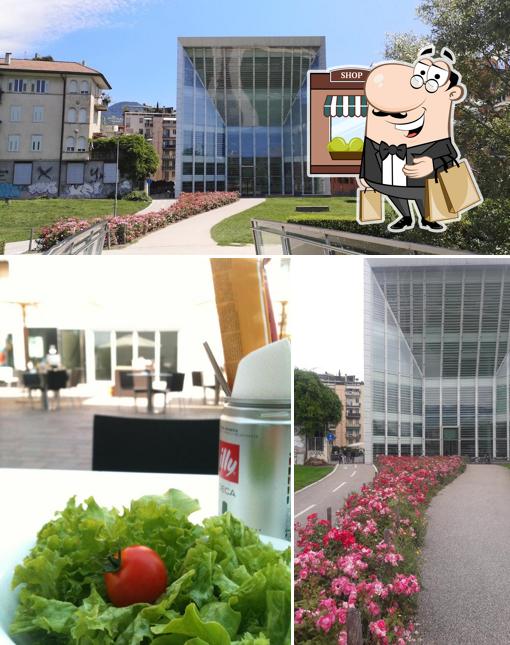 Guarda la foto che presenta la esterno e cibo di Cafè Museion