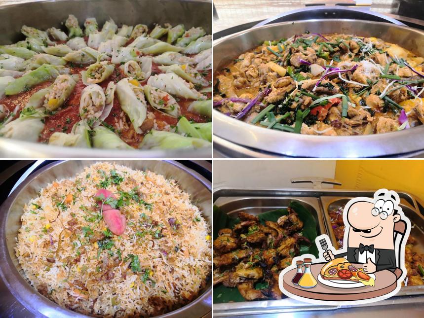 Get pizza at LE Boulevard Restaurant