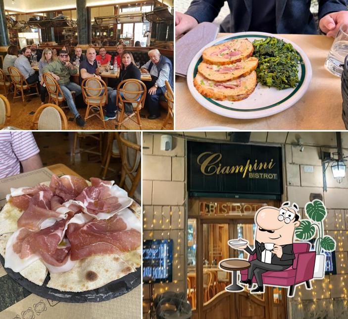 Gli interni di Ciampini Bistrot