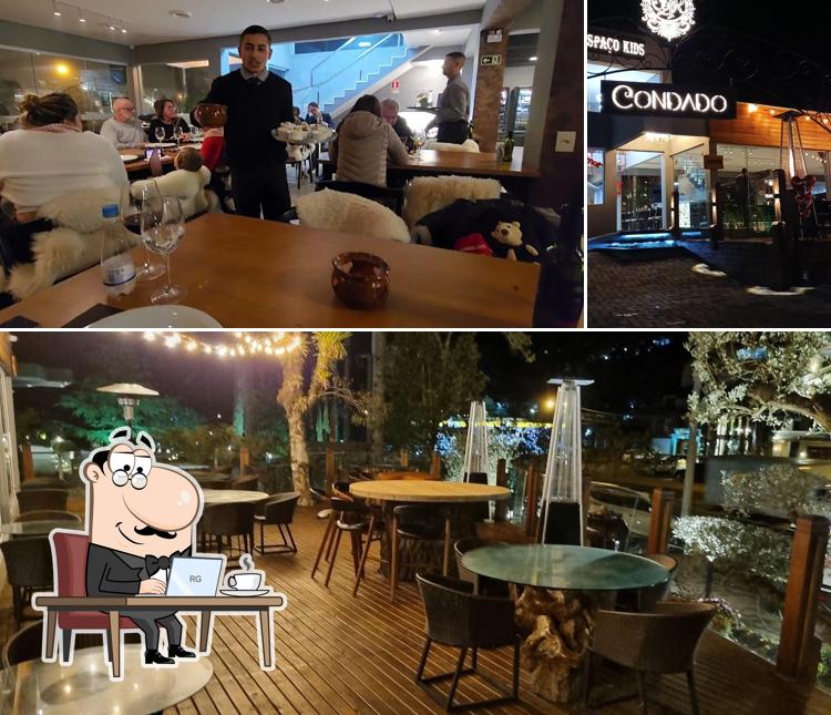 Veja imagens do interior do Condado Steak Bar