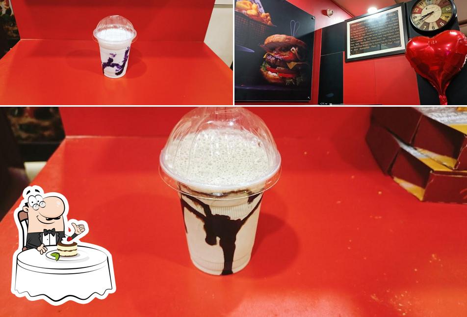 Hot Burst Pizza serves a range of desserts