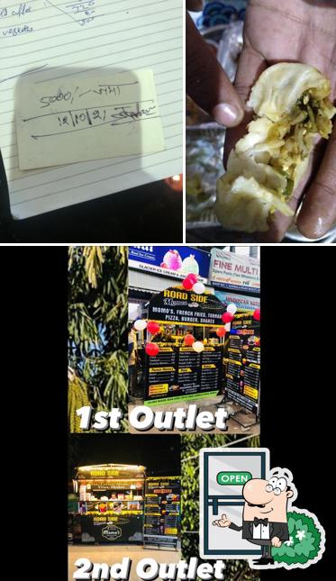 The exterior of Roadside Momo's Cafe & Restro