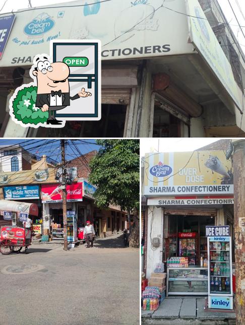 The exterior of Sharma Confectionery