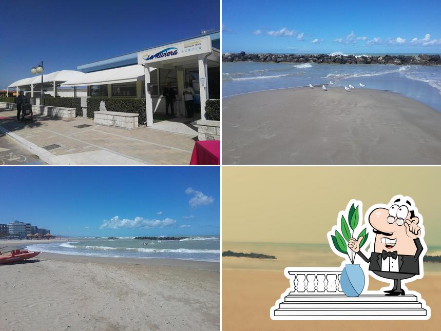 Puoi goderti l'aria fresca dal dehors di Ristorante Lido La Riviera