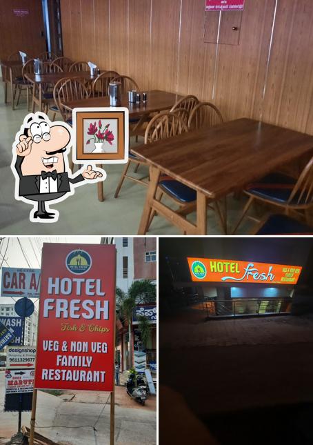 The interior of Hotel Fresh