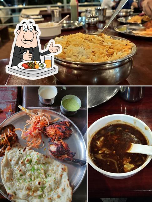 Food at Mallu's Dhaba