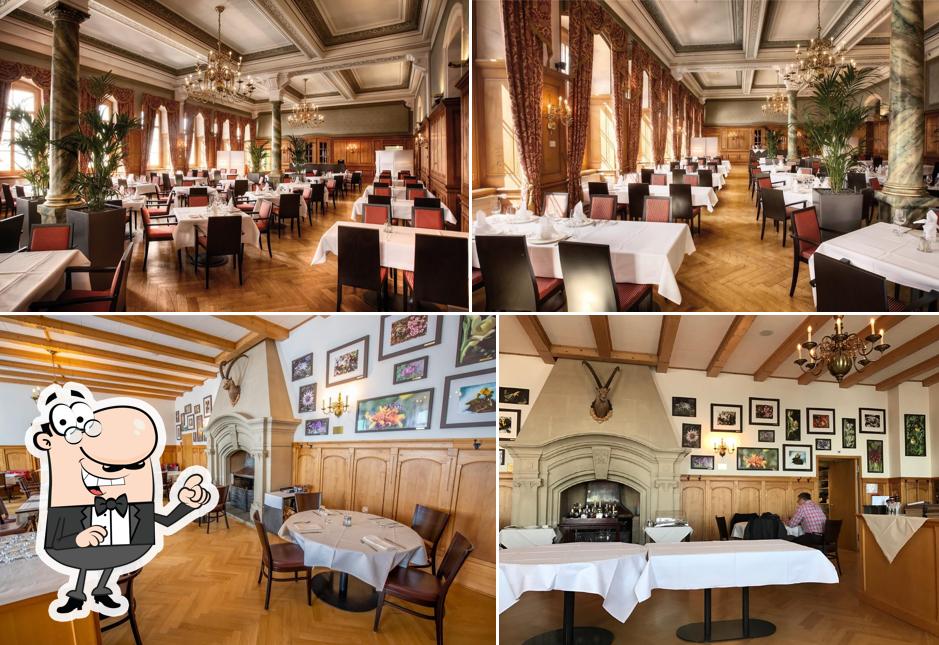 Gli interni di Restaurant Pilatus-Kulm