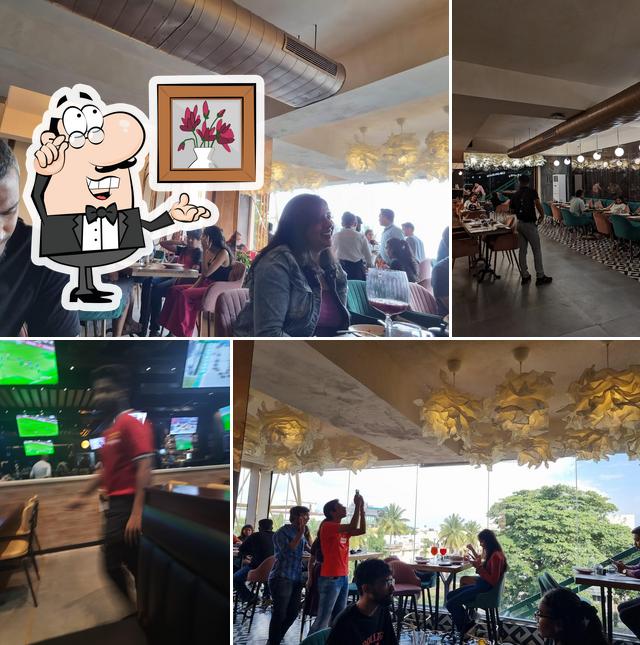 The interior of Yuki - Brewhouse and Kitchen Koramangala