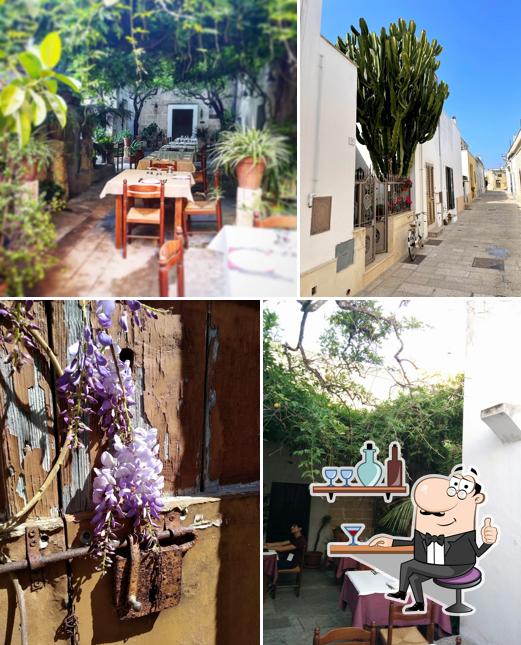 Gli interni di Trattoria Acaya