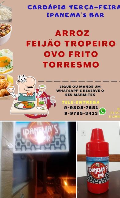 Comida em Ipanema's Bar