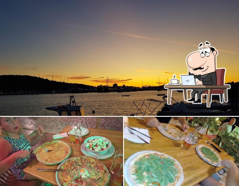 Questa è la foto che raffigura la interni e esterno di Pizzeria Fortuna