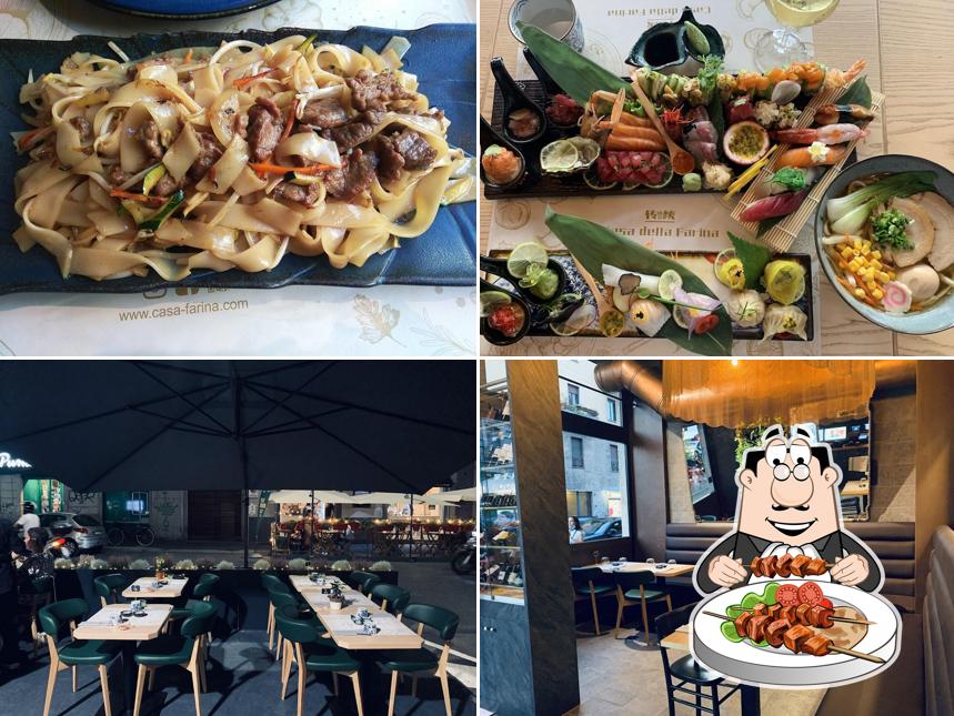 Cibo al Ristorante Ramen Casa della Farina