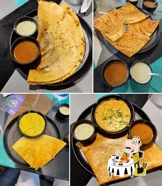 Food at H Dosa Restaurant