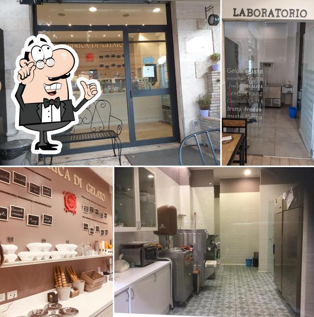 Gli interni di Gelateria - La Fabbrica di Gelato