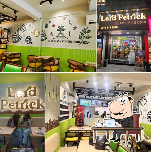 The interior of Lord Petrick Burger and Coffee