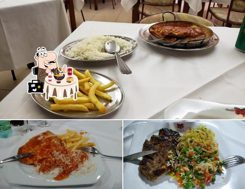 Platos en Restaurante Roma