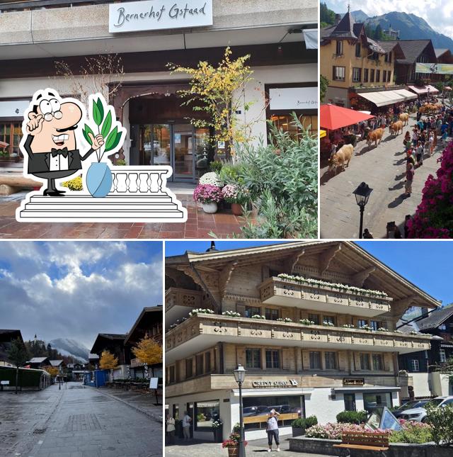 Puoi goderti l'aria fresca dal dehors di Bernerhof Gstaad