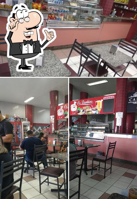 O interior do La Bambina