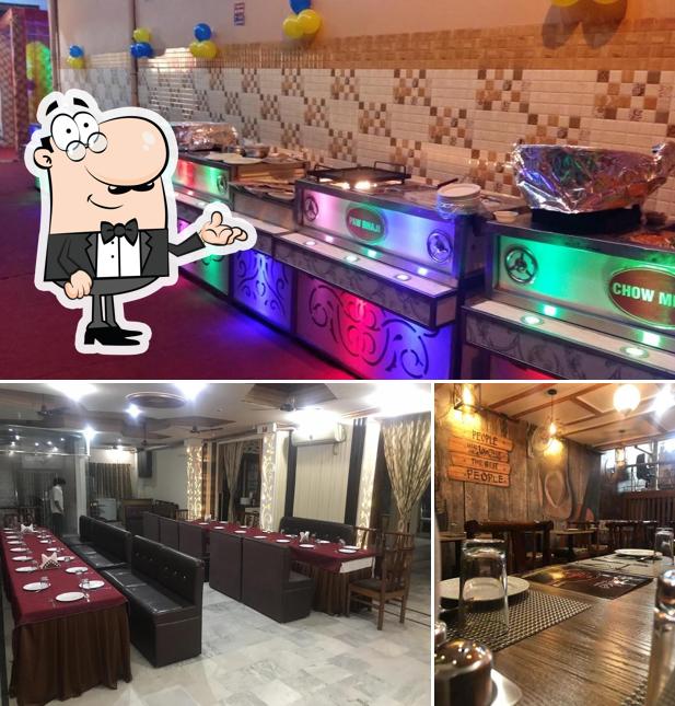 The photo of Zaika The Restro’s interior and bar counter