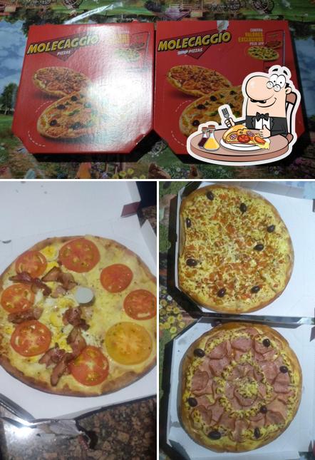 Consiga diferentes tipos de pizza