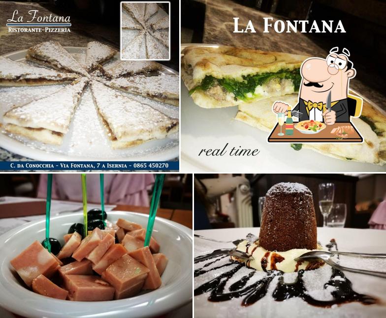 Platti al Ristorante Pizzeria La Fontana da Albert