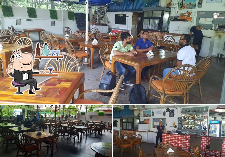 Take a seat at one of the tables at U Me aur Hum