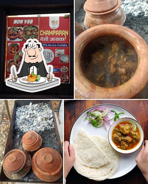 Food at Champaran Desi Zayeka