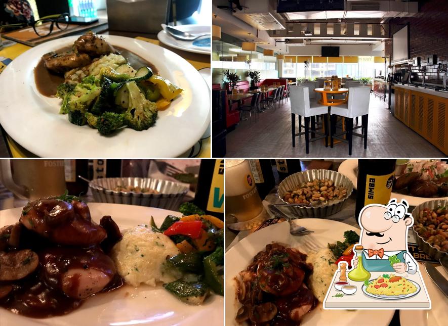 Food at The Beer Café