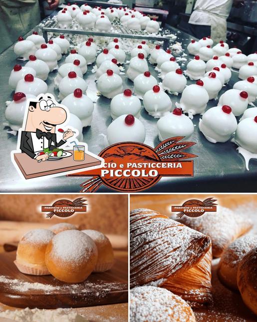 La cibo e esterno del ristorante