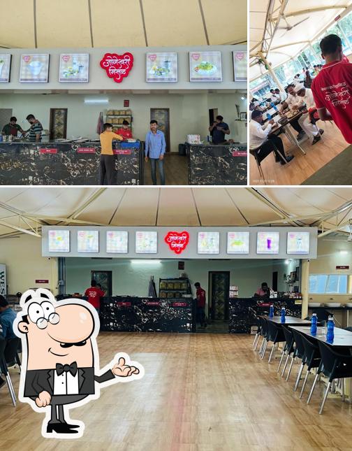 The interior of Jogeshwari Misal Baramati