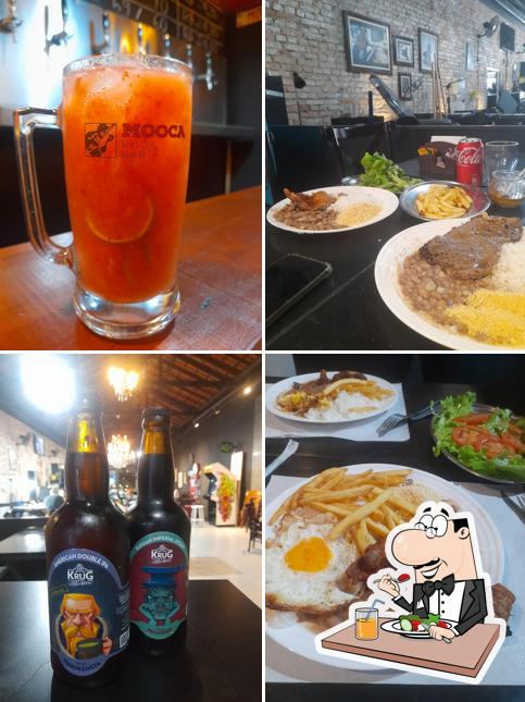 Platos en Mooca Rock Bar