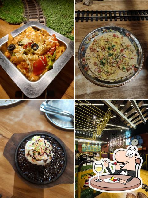 Food at Vegetrainian - The Train Restaurant