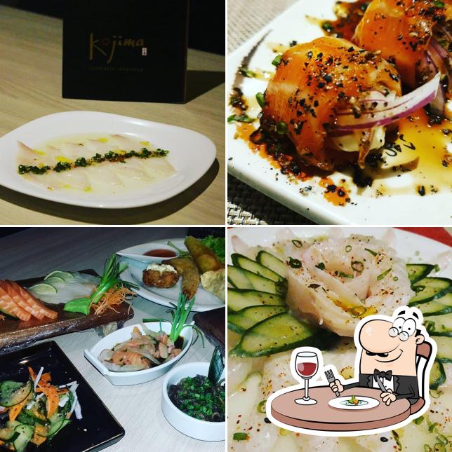 Platos en Kojima Culinária Oriental