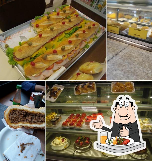 Comida em Padoca do bairro