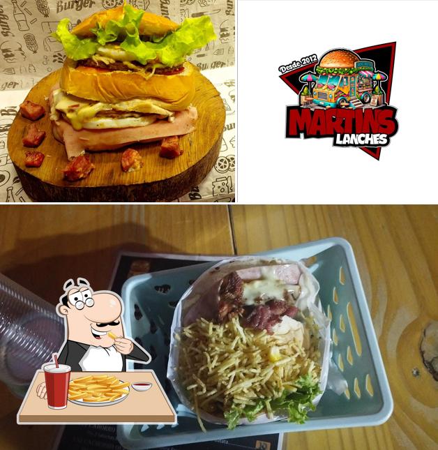 Batata frita em Lanches Martins