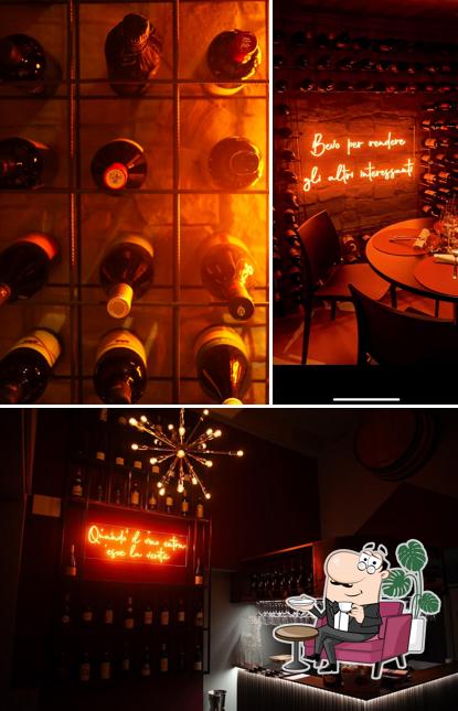 Gli interni di Veritas Bistrot Enoteca