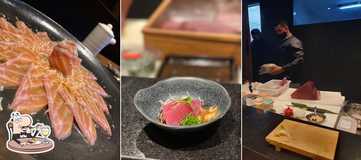 Platos en Oizumi Sushi