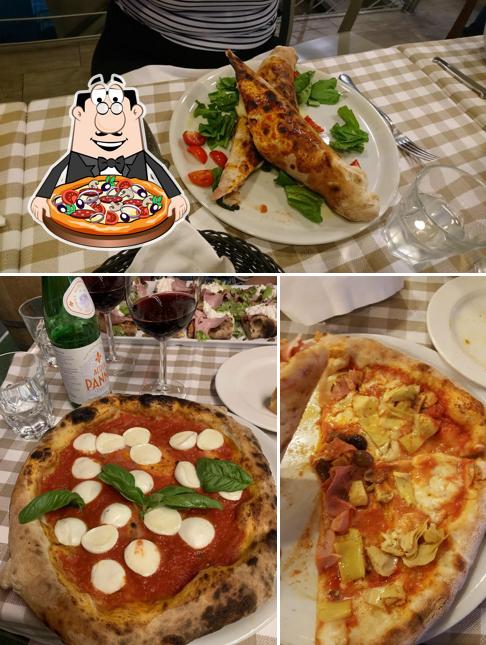 A Osteria italiana, puoi ordinare una bella pizza