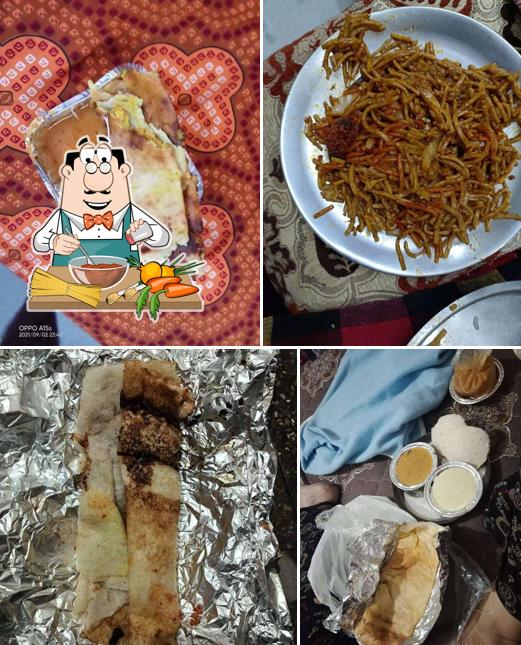 Spaghetti bolognese at annnpurna ice cream