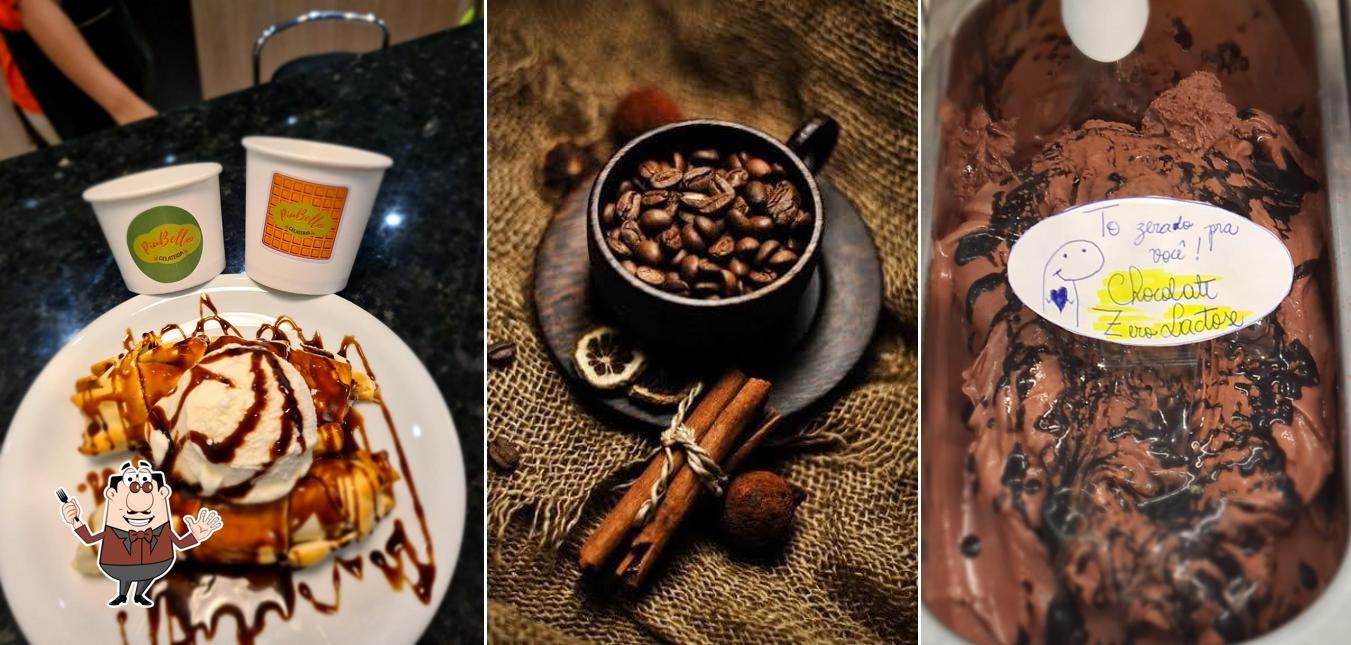 Platos en Piubello Gelateria Sorveteria Cafeteria