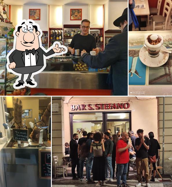 Gli interni di Bar Santo Stefano