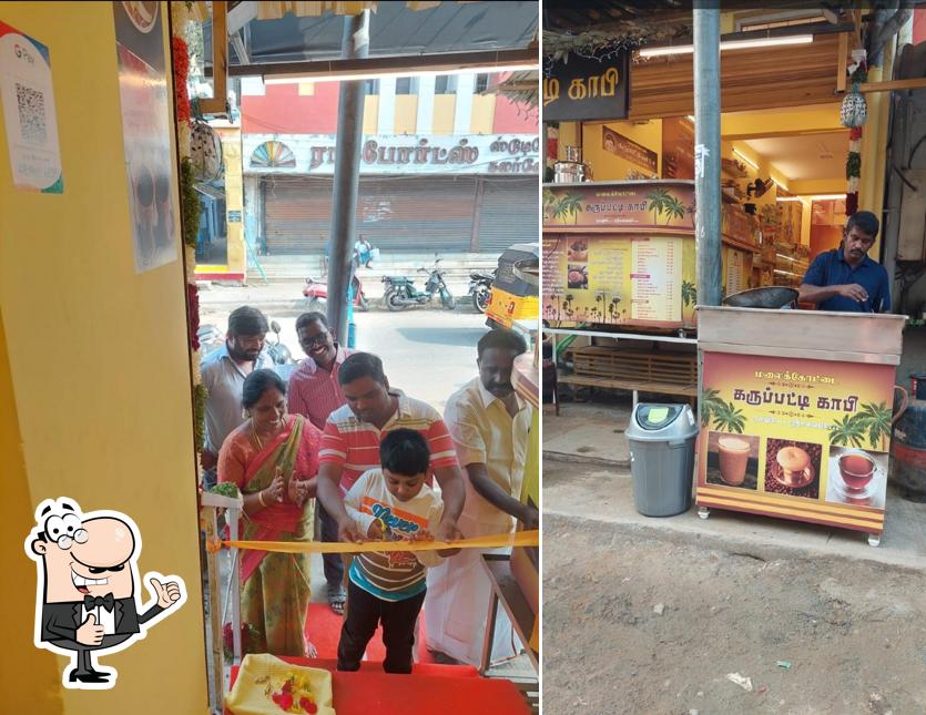 Look at this photo of Malaikottai Karupatti Coffee