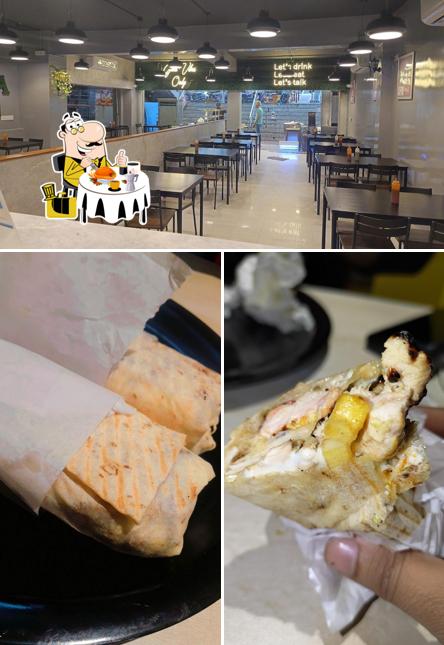 Check out the picture displaying food and interior at Mohammedia Shawarma